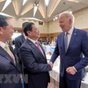 Thủ tướng Phạm Minh Chính gặp Tổng thống Hoa Kỳ Joe Biden. (Ảnh: TTXVN).