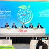 Toàn cảnh ĐHĐCĐ năm 2024 của Công ty cổ phần Tập đoàn GELEX diễn ra sáng 28/3.