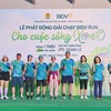 Ban Tổ chức phát động Giải chạy “BIDVRUN - Cho cuộc sống Xanh” năm 2024 tại Trụ sở chính BIDV