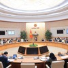 Thủ tướng Phạm Minh Chính phát biểu kết luận phiên họp Chính phủ thường kỳ tháng 2/2024. (Ảnh: VGP/Nhật Bắc)