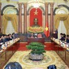 Quyền Chủ tịch nước Võ Thị Ánh Xuân gặp mặt đoàn đại biểu Hội Doanh nhân trẻ Việt Nam 