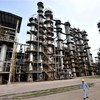 Nhà máy lọc dầu của Tập đoàn Hóa chất và Dầu khí Trung Quốc (Sinopec) ở thành phố Vũ Hán, tỉnh Hồ Bắc, miền trung Trung Quốc. Ảnh: AFP