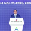  Thủ tướng Phạm Minh Chính phát biểu khai mạc Diễn đàn Tương lai ASEAN 2024. (Ảnh: Đức Thanh)