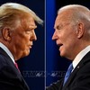 Cựu Tổng thống Mỹ Donald Trump (trái) và Tổng thống Joe Biden. Ảnh: AFP/ TTXVN