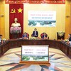Ủy viên Trung ương Đảng, Bí thư Tỉnh ủy Ninh Bình, ông Đoàn Minh Huấn phát biểu kết luận tại Hội nghị "Bàn về đô thị di sản thiên niên kỷ và hàm ý chính sách cho tỉnh Ninh Bình"