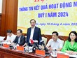 Ông Đào Minh Tú, Phó thống đốc thường trực Ngân hàng Nhà nước phát biểu tại Họp báo