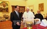 Chủ tịch nước Trần Đại Quang tiếp kiến Giáo hoàng Francis