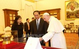 Chủ tịch nước Trần Đại Quang tiếp kiến Giáo hoàng Francis