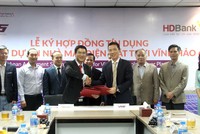 Lễ ký kết hợp đồng tín dụng với giữa Công ty cổ phần Năng lượng Vĩnh Hảo 6 và HDBank