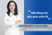 Bà Nguyễn Đức Thạch Diễm được tái bổ nhiệm làm Tổng giám đốc Sacombank (STB)