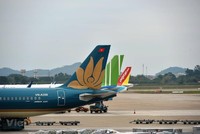 Các hãng hàng không đã tăng tải bay trong dịp nghỉ lễ 30/4 và 1/5. (Ảnh: CTV/Vietnam+).