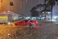 Ngập lụt diễn ra tại Đà Nẵng vào đêm 14/10/2022 đến rạng sáng 15/10/2022.