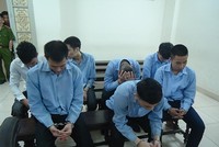 Các bị cáo tại tòa