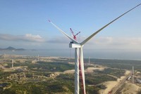 Nhà máy điện gió Phương Mai 1 có tổng công suất 26,4 MW được xây dựng trên diện tích 141 ha tại Bình Định