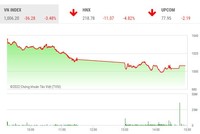 Giao dịch chứng khoán phiên chiều 11/10: Ồ ạt xả hàng, VN-Index giảm hơn 36 điểm, mất mốc 1.010 điểm