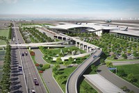 Mô hình Dự án Sân bay Long Thành được dự kiến có thể phục vụ 100 triệu hành khách/năm