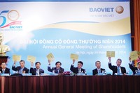 Các chỉ tiêu kinh doanh năm 2014 của BVH hầu hết đều tăng so với năm 2013