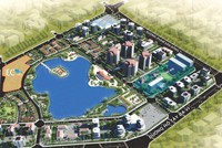 Phối cảnh tổng thể Dự án
Khu đô thị Thành phố giao lưu