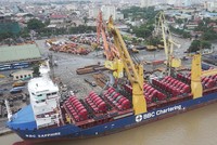 Xe đầu kéo do TCH nhập về cảng Hải Phòng