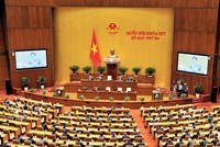 Một trong những dấu ấn quan trọng tại Kỳ họp thứ 3, Quốc hội Khóa XIV, đó là Quốc hội đã thông qua Luật Hỗ trợ doanh nghiệp nhỏ và vừa. Ảnh: Đức Thanh