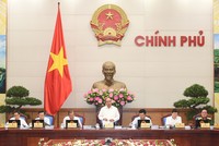 Thủ tướng Nguyễn Xuân Phúc phát biểu phiên họp Chính phủ thường kỳ tháng 9 (Ảnh: VGP/Quang Hiếu)