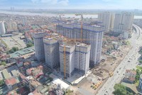 Dự án Imperia Sky Garden đã chính thức cất nóc tòa căn hộ đầu tiên