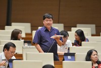 Đại biểu Tạ Văn Hạ (Bạc Liêu) phát biểu tại Quốc hội.