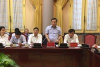 Thứ trưởng Bộ Kế hoạch và Đầu tư Vũ Đại Thắng giới thiệu những nội dung lớn của Luật PPP (Ảnh Mỹ An).