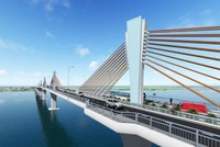 Cầu Đại Ngãi trên Quốc lộ 60 nối Sóc Trăng với Trà Vinh sẽ được đầu tư bằng nguồn vốn ODA Nhật Bản.