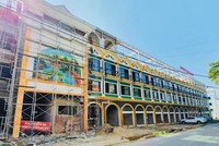 Công tác hoàn thiện chợ đang được đẩy nhanh.