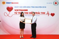 Cán bộ, nhân viên Vietbank hiến máu cứu người