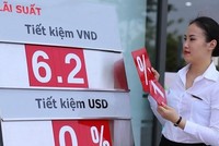 Lãi suất tiết kiệm đồng loạt tăng