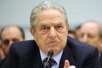 George Soros đã kiếm lời lớn từ bán khống bảng Anh năm 1992. Ảnh: Australian