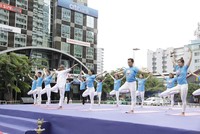Gần 2.000 người tham gia đồng diễn trong Ngày Quốc tế YOGA tại Việt Nam