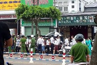 Dùng vật nghi lựu đạn cướp ngân hàng ở Đồng Nai