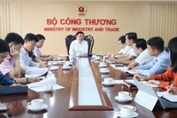 Bộ trưởng Bộ Công thương làm việc với Đoàn thanh tra chuyên ngành về quản lý và cung ứng điện của EVN và các đơn vị liên quan