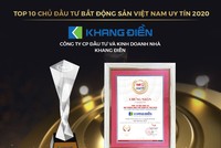 Trao giải Top 10 chủ đầu tư bất động sản Việt Nam uy tín năm 2020