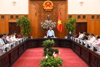 Thủ tướng Nguyễn Xuân Phúc chủ trì cuộc họp.