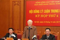 Tổng Bí thư Nguyễn Phú Trọng tại Kỳ họp.