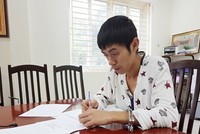 Cao Xuân Hùng tại thời điểm bị bắt giữ.
