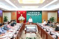 Đồng chí Trần Cẩm Tú chủ trì cuộc họp. Ảnh: TTXVN.
