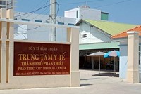 Trung tâm Y tế thành phố Phan Thiết. (Nguồn: PLO).
