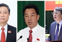 Từ trái sang phải: Chủ tịch UBND tỉnh Bình Dương Võ Văn Minh; Chủ tịch UBND tỉnh Vĩnh Long Lữ Quang Ngời; Chủ tịch UBND tỉnh Cao Bằng Hoàng Xuân Ánh.