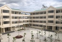Trường tiểu học và trung học cơ sở Nguyễn Trung Trực ở Phú Quốc chuẩn bị các điều kiện để đón học sinh đến trường trong năm học mới.