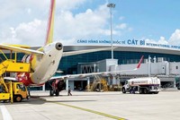 UBND TP. Hải Phòng đề nghị Cục Hàng không Việt Nam tạm thời chưa khai thác các đường bay chở hành khách đi/đến Hải Phòng. Ảnh: KT.
