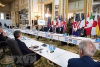 Toàn cảnh Hội nghị Bộ trưởng Tài chính G7 tại London, Anh, ngày 4/6/2021. (Ảnh: AFP/TTXVN).