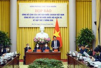 Ông Nguyễn Huy Tiến, Phó Viện trưởng Viện Kiểm sát nhân dân Tối cao giới thiệu nội dung cơ bản của Luật.