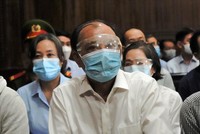 Bị cáo Lê Tấn Hùng, cựu Tổng giám đốc SAGRI. (ảnh: Trọng Tín).