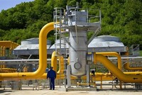 Trạm nén khí Bulgartransgaz tại Ihtiman, Bulgaria. (Ảnh: AFP/TTXVN).