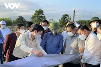 Hà Tĩnh tập trung giải phóng mặt bằng cao tốc Bắc - Nam. (Ảnh: Văn Đức).